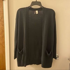 h&m black sweater / cardigan